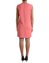 Load image into Gallery viewer, Dolce &amp; Gabbana Pink Virgin Wool Sleeveless Mini Dress
