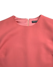 Load image into Gallery viewer, Dolce &amp; Gabbana Pink Virgin Wool Sleeveless Mini Dress
