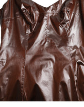 Load image into Gallery viewer, Dolce &amp; Gabbana Brown Shiny Silk Sheath Sleeveless Bodycon Midi Dress
