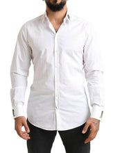 Load image into Gallery viewer, Dolce &amp; Gabbana Italian Elegance Slim Fit White Cotton Shirt
