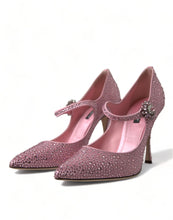 Load image into Gallery viewer, Dolce &amp; Gabbana Enchanting Pink Crystal Pumps
