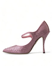 Load image into Gallery viewer, Dolce &amp; Gabbana Enchanting Pink Crystal Pumps
