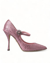 Load image into Gallery viewer, Dolce &amp; Gabbana Enchanting Pink Crystal Pumps
