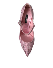 Load image into Gallery viewer, Dolce &amp; Gabbana Enchanting Pink Crystal Pumps
