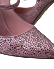 Load image into Gallery viewer, Dolce &amp; Gabbana Enchanting Pink Crystal Pumps
