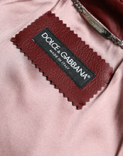 Load image into Gallery viewer, Dolce &amp; Gabbana Bordeaux Biker Leather Jacket
