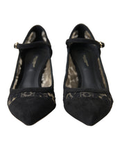 Load image into Gallery viewer, Dolce &amp; Gabbana Elegant Black Taormina Lace Heels
