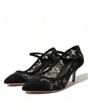 Load image into Gallery viewer, Dolce &amp; Gabbana Elegant Black Taormina Lace Heels
