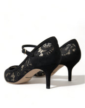 Load image into Gallery viewer, Dolce &amp; Gabbana Elegant Black Taormina Lace Heels
