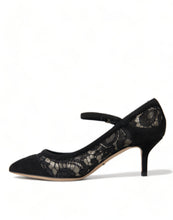 Load image into Gallery viewer, Dolce &amp; Gabbana Elegant Black Taormina Lace Heels
