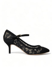 Load image into Gallery viewer, Dolce &amp; Gabbana Elegant Black Taormina Lace Heels
