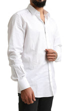 Load image into Gallery viewer, Dolce &amp; Gabbana Elegant White Cotton Dress Shirt
