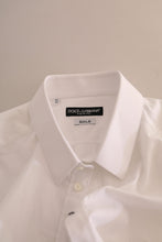 Load image into Gallery viewer, Dolce &amp; Gabbana Elegant White Cotton Dress Shirt
