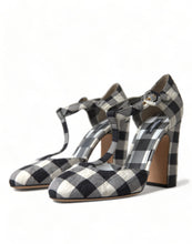 Load image into Gallery viewer, Dolce &amp; Gabbana Chic Gingham T-Strap Pumps: Timeless Mary Jane Heels
