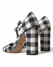 Load image into Gallery viewer, Dolce &amp; Gabbana Chic Gingham T-Strap Pumps: Timeless Mary Jane Heels
