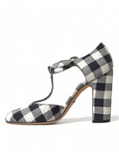 Load image into Gallery viewer, Dolce &amp; Gabbana Chic Gingham T-Strap Pumps: Timeless Mary Jane Heels
