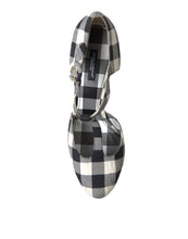 Load image into Gallery viewer, Dolce &amp; Gabbana Chic Gingham T-Strap Pumps: Timeless Mary Jane Heels
