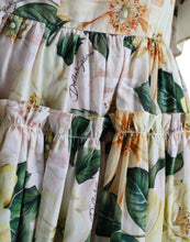 Load image into Gallery viewer, Dolce &amp; Gabbana Yellow Floral Print Cotton Mini Dress
