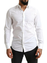 Load image into Gallery viewer, Dolce &amp; Gabbana Elegant White Cotton Martini Dress Shirt
