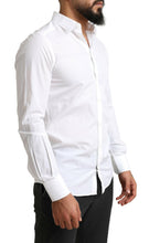 Load image into Gallery viewer, Dolce &amp; Gabbana Elegant White Cotton Martini Dress Shirt
