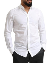 Load image into Gallery viewer, Dolce &amp; Gabbana Elegant White Cotton Martini Dress Shirt
