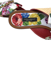 Load image into Gallery viewer, Dolce &amp; Gabbana Exquisite Floral Print Flat Sandals
