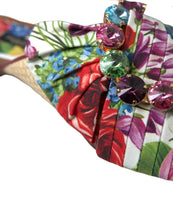 Load image into Gallery viewer, Dolce &amp; Gabbana Exquisite Floral Print Flat Sandals
