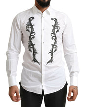 Load image into Gallery viewer, Dolce &amp; Gabbana Italian Designer Slim Fit Tuxedo Shirt
