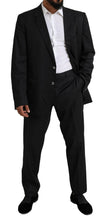 Load image into Gallery viewer, Dolce &amp; Gabbana Elegant Black Virgin Wool Martini Suit
