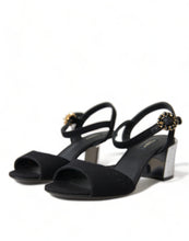 Load image into Gallery viewer, Dolce &amp; Gabbana Elegant Ankle Strap Sandals with Mirror Heels
