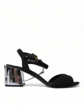 Load image into Gallery viewer, Dolce &amp; Gabbana Elegant Ankle Strap Sandals with Mirror Heels
