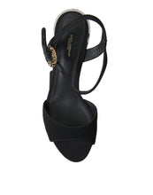 Load image into Gallery viewer, Dolce &amp; Gabbana Elegant Ankle Strap Sandals with Mirror Heels
