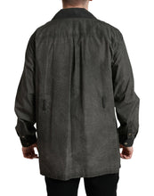 Load image into Gallery viewer, Dolce &amp; Gabbana Dark Gray Cotton Collared Long Sleeves Shirt
