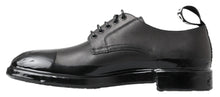 Load image into Gallery viewer, Dolce &amp; Gabbana Black Leather Derby Dress Shoes
