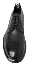 Load image into Gallery viewer, Dolce &amp; Gabbana Black Leather Derby Dress Shoes
