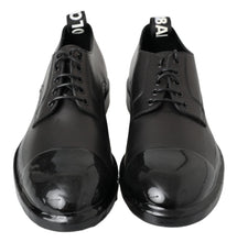 Load image into Gallery viewer, Dolce &amp; Gabbana Black Leather Derby Dress Shoes
