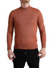 Load image into Gallery viewer, Dolce &amp; Gabbana Orange Cashmere Crew Neck Pullover Sweater
