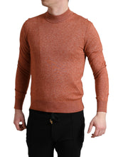 Load image into Gallery viewer, Dolce &amp; Gabbana Orange Cashmere Crew Neck Pullover Sweater
