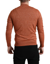 Load image into Gallery viewer, Dolce &amp; Gabbana Orange Cashmere Crew Neck Pullover Sweater
