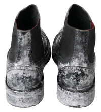 Load image into Gallery viewer, Dolce &amp; Gabbana Elegant Black Faded Chelsea Ankle Boots
