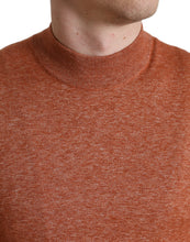 Load image into Gallery viewer, Dolce &amp; Gabbana Orange Cashmere Crew Neck Pullover Sweater
