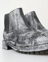 Load image into Gallery viewer, Dolce &amp; Gabbana Elegant Black Faded Chelsea Ankle Boots
