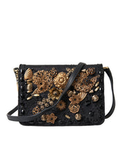 Load image into Gallery viewer, Dolce &amp; Gabbana Black Embellished Baroque Crossbody Shoulder Bag
