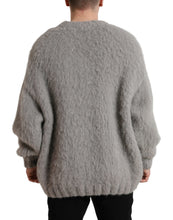 Load image into Gallery viewer, Dolce &amp; Gabbana Gray Alpaca Fur V-neck Men Pullover Sweater
