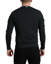 Load image into Gallery viewer, Dolce &amp; Gabbana Gray Wool Round Neck Pullover Sweater

