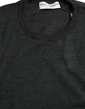 Load image into Gallery viewer, Dolce &amp; Gabbana Gray Wool Round Neck Pullover Sweater

