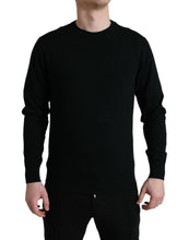 Load image into Gallery viewer, Dolce &amp; Gabbana Black Wool Round Neck Pullover Sweater

