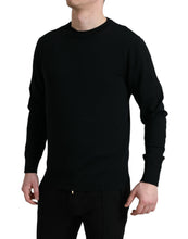 Load image into Gallery viewer, Dolce &amp; Gabbana Black Wool Round Neck Pullover Sweater
