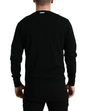 Load image into Gallery viewer, Dolce &amp; Gabbana Black Wool Round Neck Pullover Sweater
