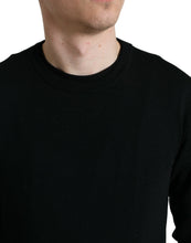 Load image into Gallery viewer, Dolce &amp; Gabbana Black Wool Round Neck Pullover Sweater
